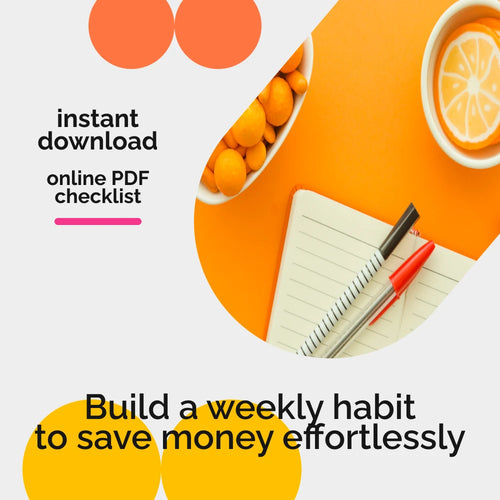 The No-Spend Day Power Play: Weekly Checklist | No Spend Challenge Budgeting Planner | Digital Download Savings Guide