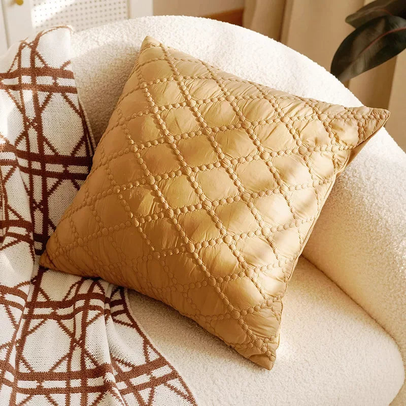 Cream Tassel Throw Pillow Cover 12×20/18×18 Inch – Boho Decorative Cushion - DSARD