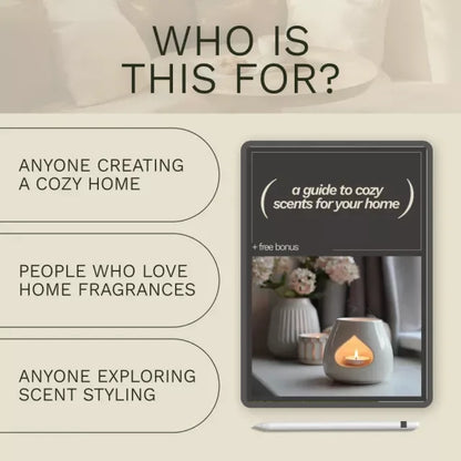 A Guide to Cozy Scents for Your Home – Printable Scent Checklist, Home Fragrance Guide, Essential Oil Blending, Cozy Home Aroma Planner, Digital Download - DSARD