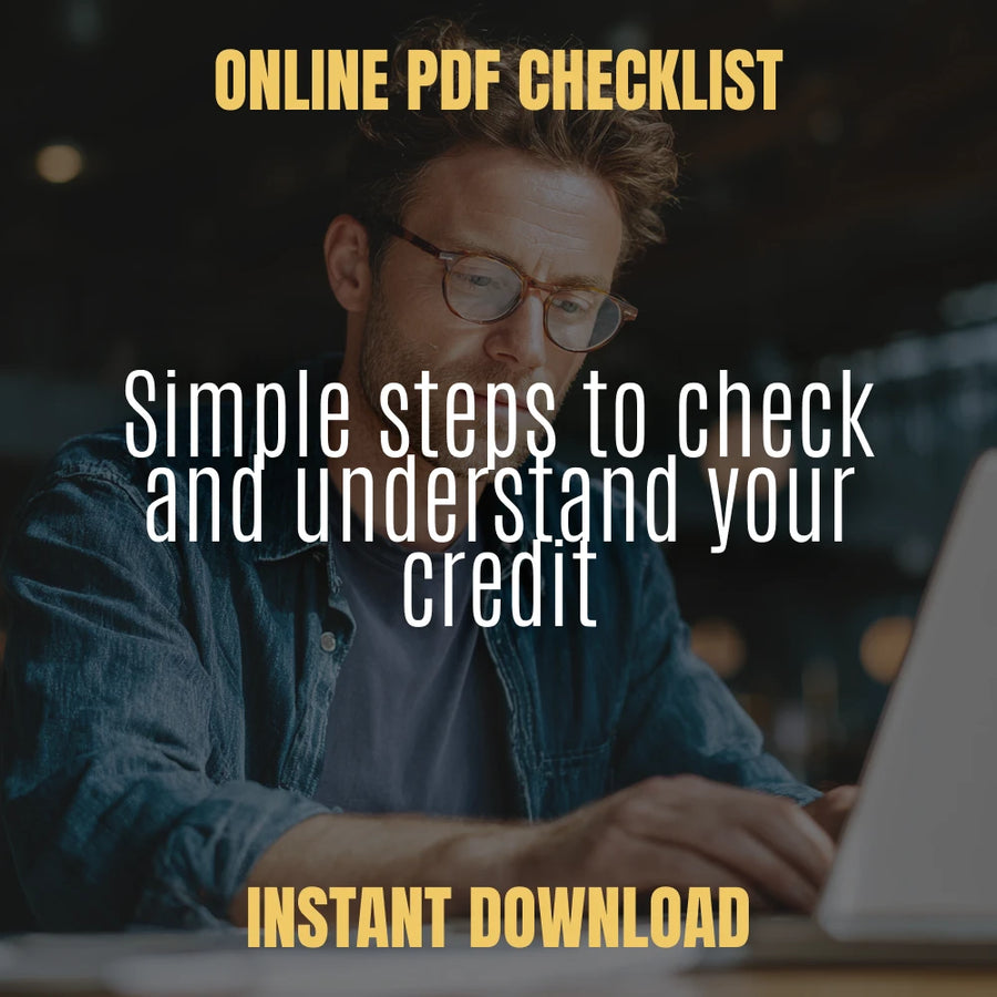 The No-Stress Credit Check Checklist | Printable Step-by-Step Planner for How to View My Credit Score and Build Confidence with Your Finances