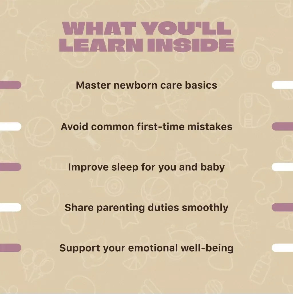 First-Time Parent Survival Guide – Newborn Care, Sleep Tips, Emotional Support & Parenting Strategies Digital Download