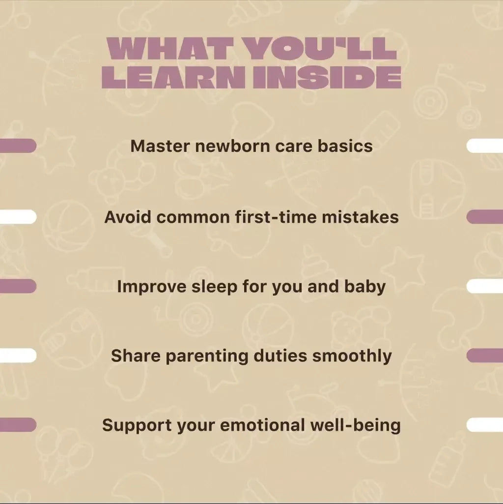 First-Time Parent Survival Guide – Newborn Care, Sleep Tips, Emotional Support & Parenting Strategies Digital Download - DSARD
