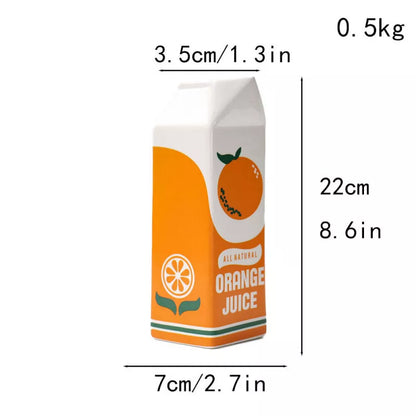 Modern Orange Ceramic Fruit Vase – Creative Home Decor Planter