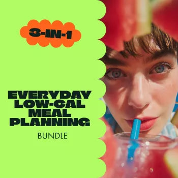 Everyday Low-Cal Meal Planning Bundle: Low-Cal Diet Meals, eBooks & Checklists
