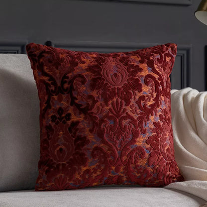 Luxury Embroidered Cushion Cover 18x18in