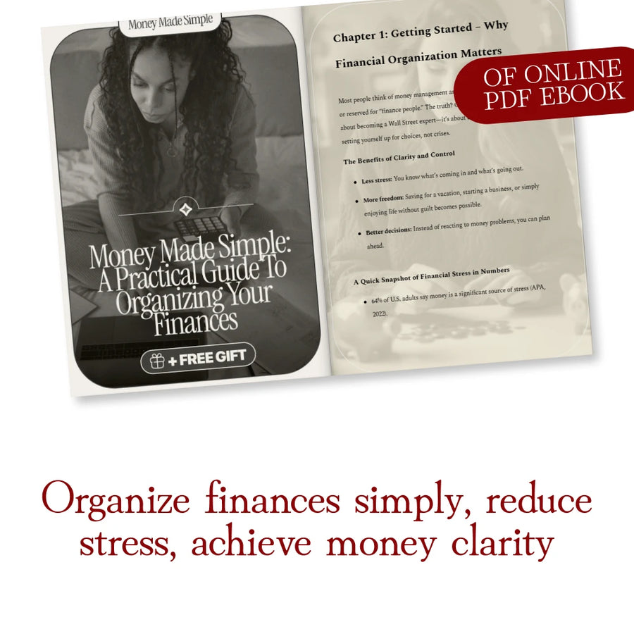 Money Made Simple: A Practical Guide to Organizing Your Finances – eBook for How to Organize Your Finances, Budgeting, Saving, and Investing