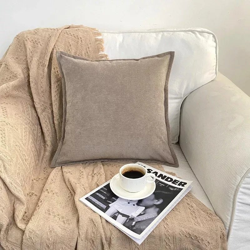 Luxury Nordic Plush Pillow Case 18×18 Inch