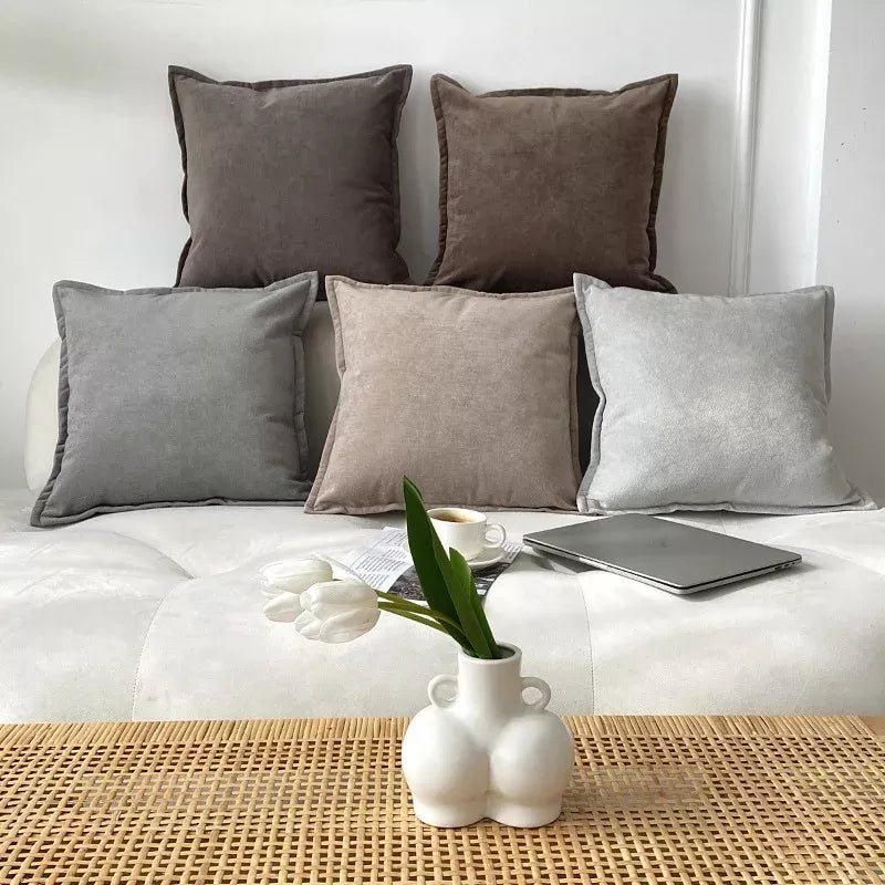 Luxury Nordic Plush Pillow Case 18×18 Inch
