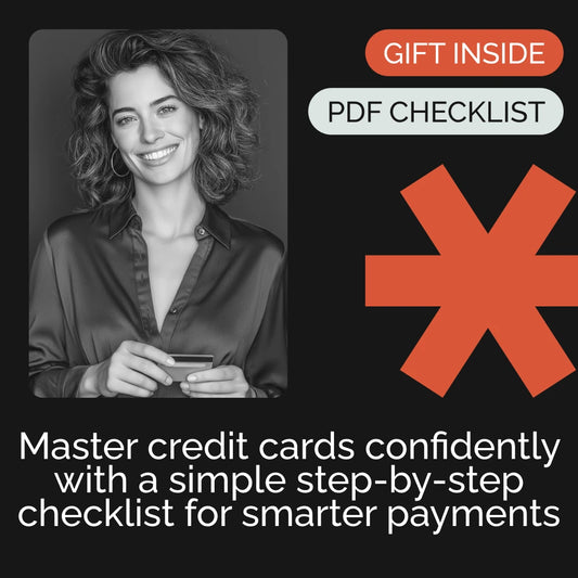 Master Your Credit Card Payments Like a Pro Checklist | Credit Card Payment Strategies | Debt-Free Planner | Printable Finance Checklist