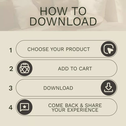 Transform Your Living Room into a Sanctuary Digital Guide | Cozy Home Styling eBook | Living Room Makeover Checklist | Home Sanctuary Design for Relaxation & Calm