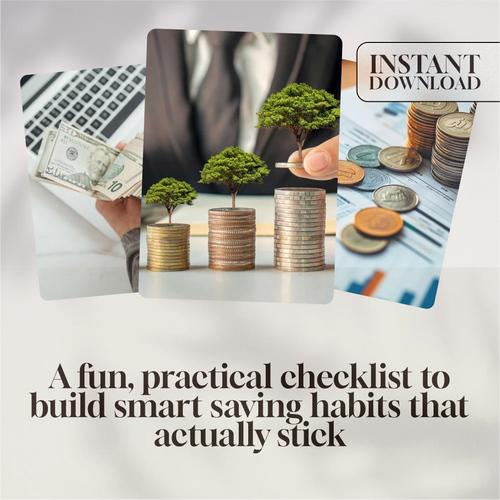 Money Moves That Stick – Budget Checklist to Save Money Fast, How Do People Save Money, Digital Download, Personal Finance Planner