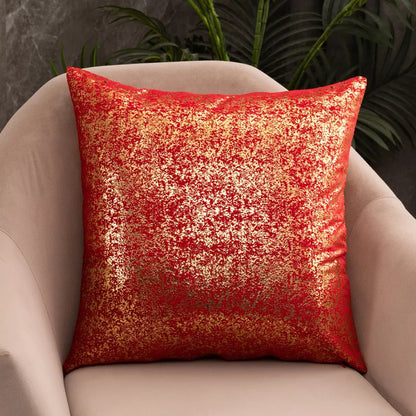 Luxury Golden Velvet Cushion Cover 18x18in Decorative Throw Pillow Case