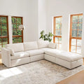 Oversized Modular Cloud Sectional Sofa with Reversible Chaise - DSARD