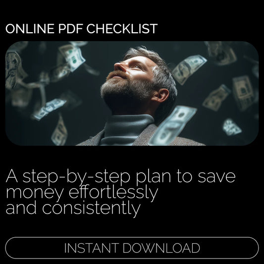 The Smart Saver’s Checklist | Printable Money Tracker & Budget Planner for How to Properly Save Money