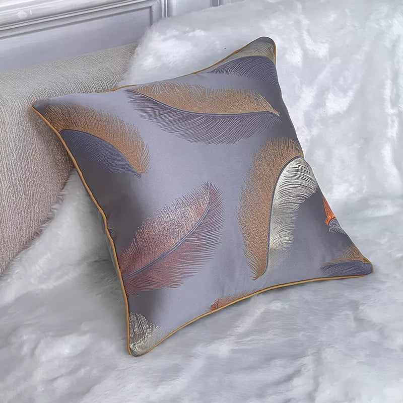 Luxury Jacquard Cushion Cover 18×18 Inch