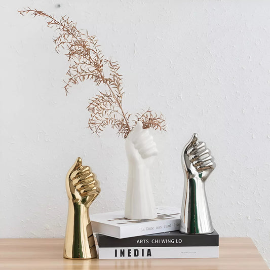 Modern White Ceramic Bud Vase