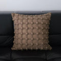 Geometric Brown Coffee Cushion Cover Decorative Pillow Case for Sofa