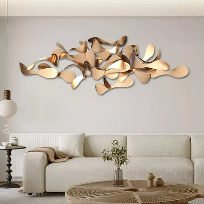 Modern Nordic Metal Wall Decor – Creative Iron Hanging Art for Living Spaces