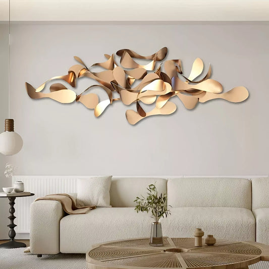 Modern Nordic Metal Wall Decor – Creative Iron Hanging Art for Living Spaces