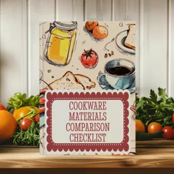 Cookware Materials Comparison Checklist | Printable Kitchen Guide to Compare Cookware Materials for Smarter Buying Decisions