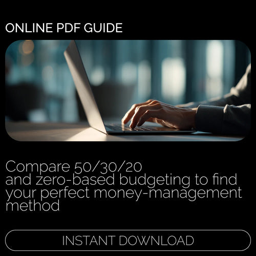50/30/20 vs Zero-Based — Which Money Method Wins for You | Budgeting eBook for Beginners | 50 30 20 Budgeting vs Zero-Based Budgeting Guide | Personal Finance PDF Download