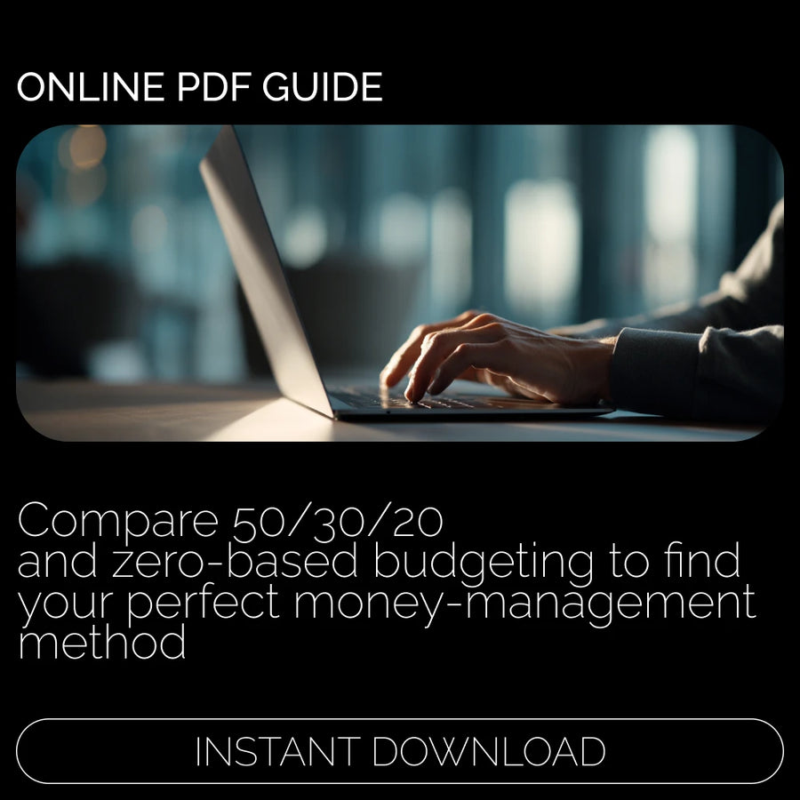 50/30/20 vs Zero-Based — Which Money Method Wins for You | Budgeting eBook for Beginners | 50 30 20 Budgeting vs Zero-Based Budgeting Guide | Personal Finance PDF Download