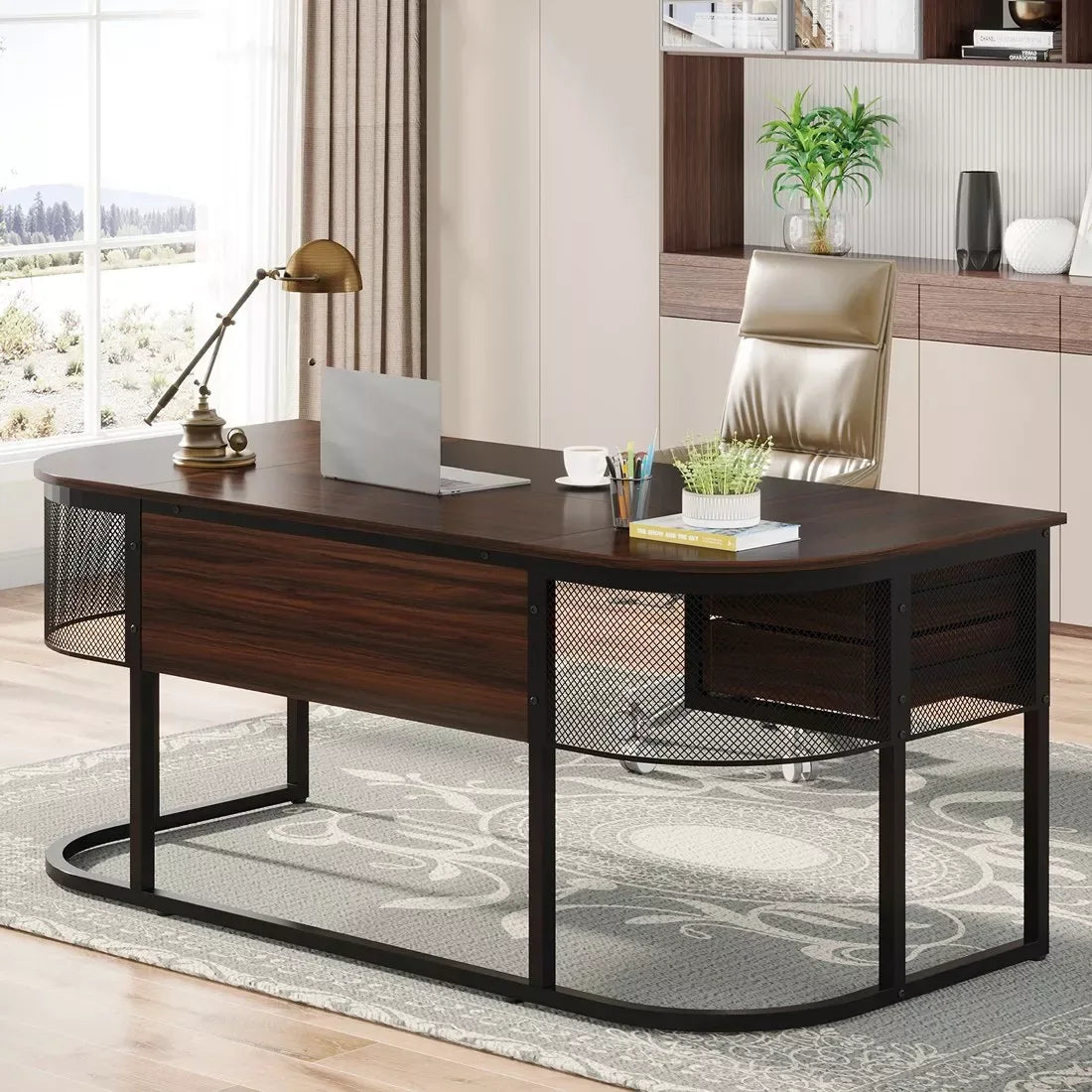 Executive 63-Inch Desk with 4 Drawers - DSARD - DSARD