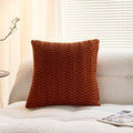 Elegant 18×18″ Line Splicing Throw Pillow Cover – Modern Decorative Cushion Case - DSARD