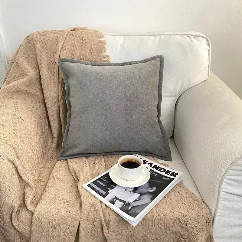 Luxury Nordic Plush Pillow Case 18×18 Inch