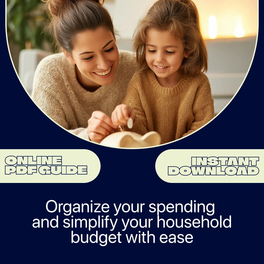 Mastering Household Categories Without the Headache | Printable Budget Planner | Simple Guide to Organizing Household Budget Categories for Stress-Free Money Management