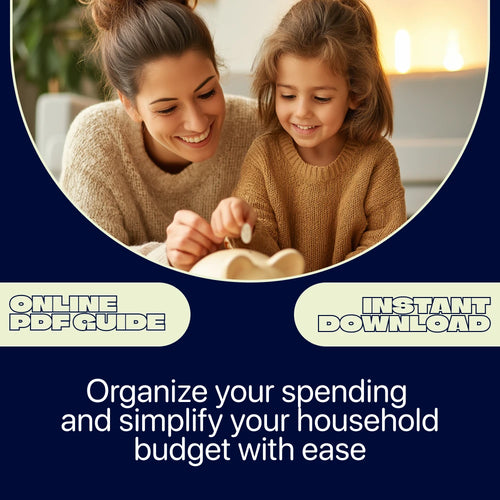 Mastering Household Categories Without the Headache | Printable Budget Planner | Simple Guide to Organizing Household Budget Categories for Stress-Free Money Management