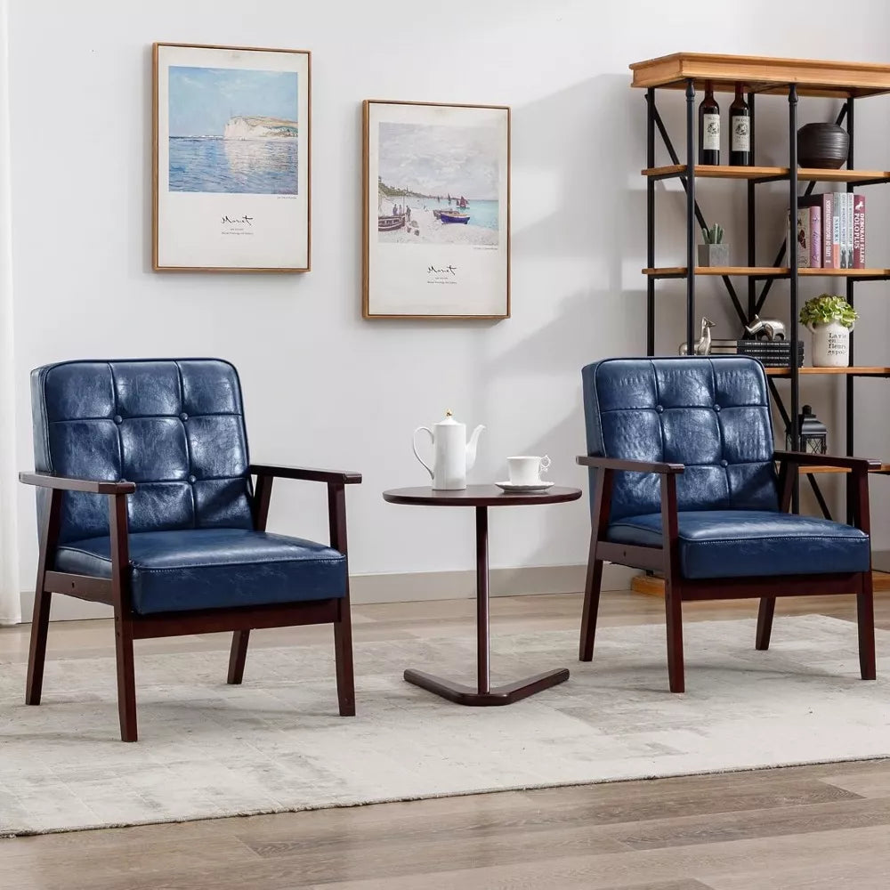 Mid Century Modern Accent Chairs Set of 2 - DSARD