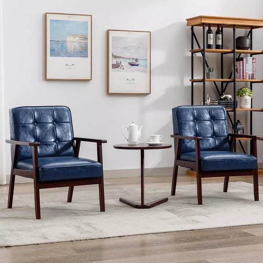 Mid Century Modern Accent Chairs Set of 2 - DSARD