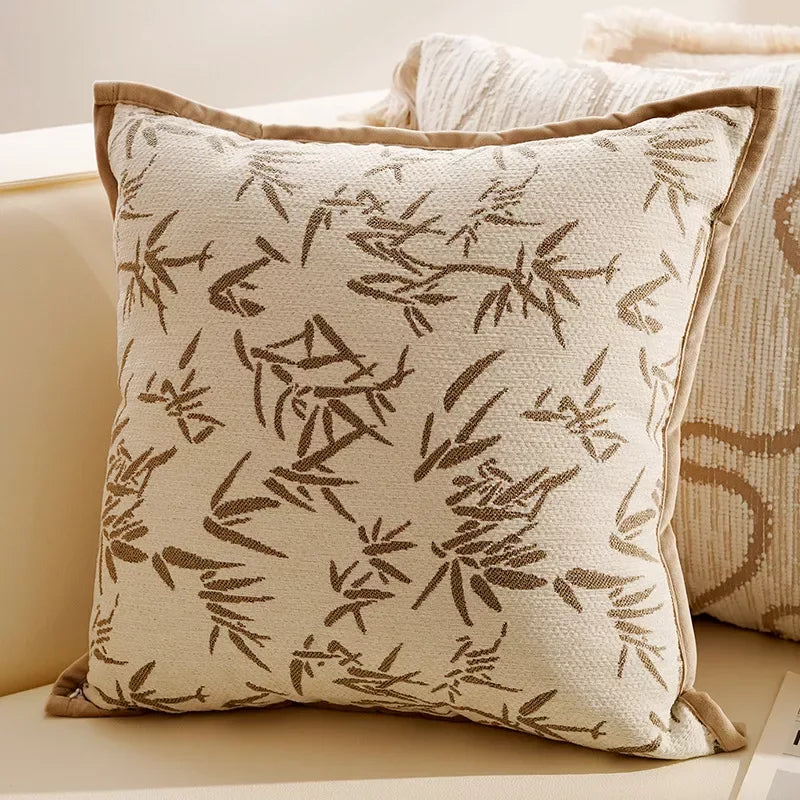 Cream Tassel Throw Pillow Cover 12×20/18×18 Inch – Boho Decorative Cushion - DSARD