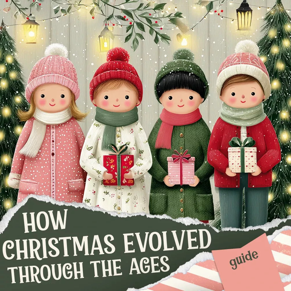How Christmas Evolved Through the Ages | Historical Christmas Guide | Digital Download | Learn How Christmas Changed Over the Centuries - DSARD