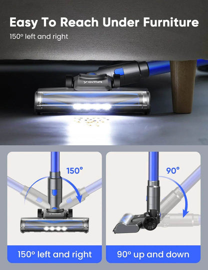 6-in-1 Cordless Stick Vacuum Cleaner - Powerful, Lightweight, Bagless - DSARD