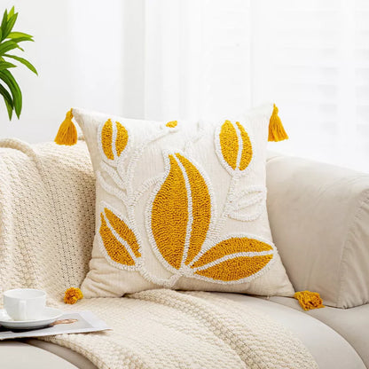 Bohemian Moroccan Leaf Velvet Pillowcase – Stylish Home Decor