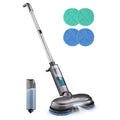 Electric Cordless Spin Dust Mop with Sprayer & LED Headlight - Rechargeable Floor Cleaner