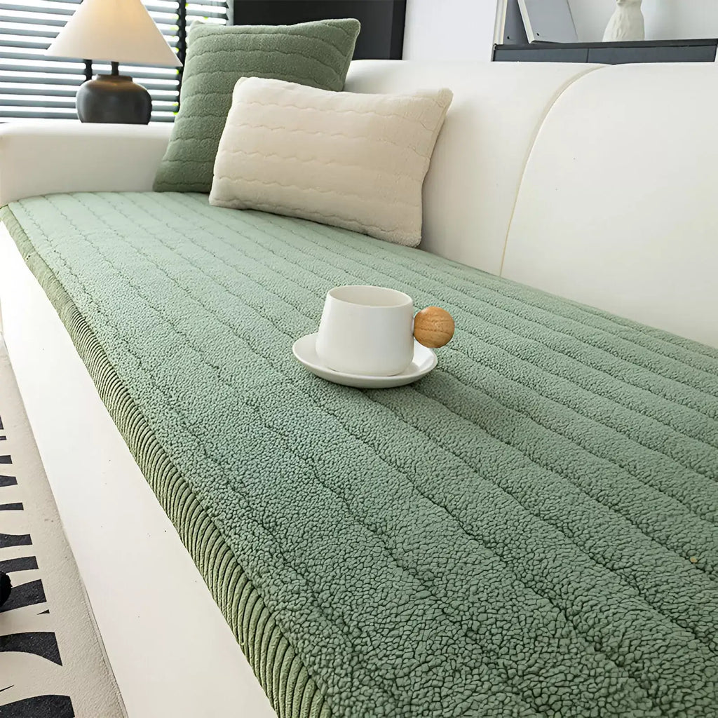 Thick Winter Sofa Cover – Warm, Anti-Slip & Dirt-Resistant Couch Protector