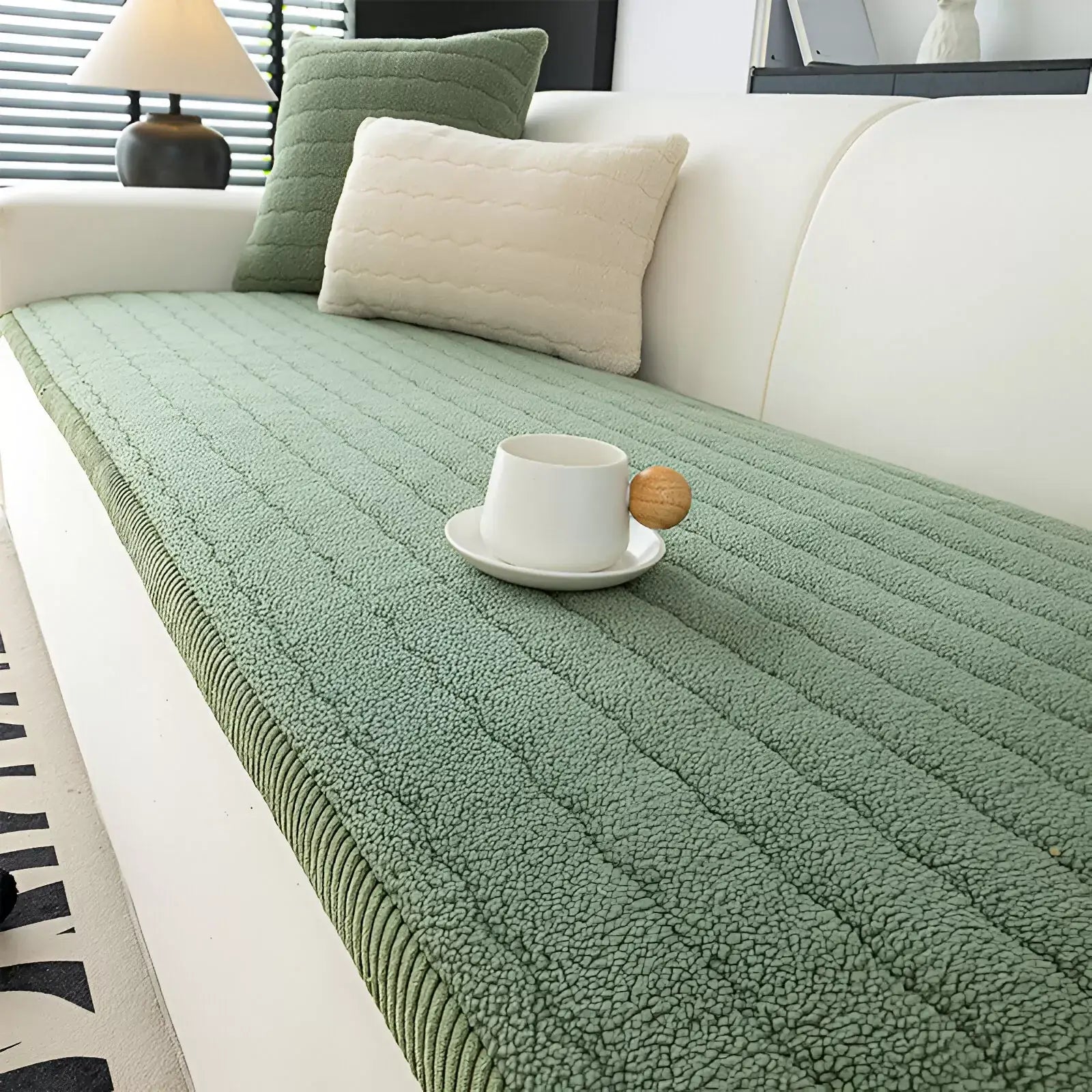 Thick Winter Sofa Cover – Warm, Anti-Slip & Dirt-Resistant Couch Protector