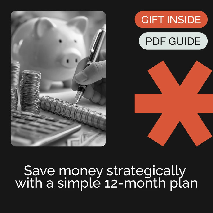 Save Smart: Your 12-Month Money Plan – The Best Way to Save Money in a Year | Digital Budgeting Guide & AI-Powered Savings Strategy