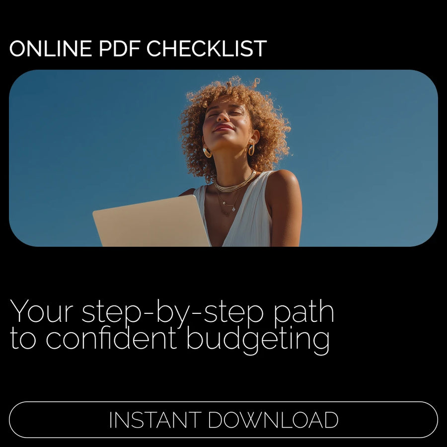 Money Mastery Checklist: Figure Out Your Money | Printable Budget Planner, Digital Download for How to Figure Out Your Budget, Personal Finance Organizer