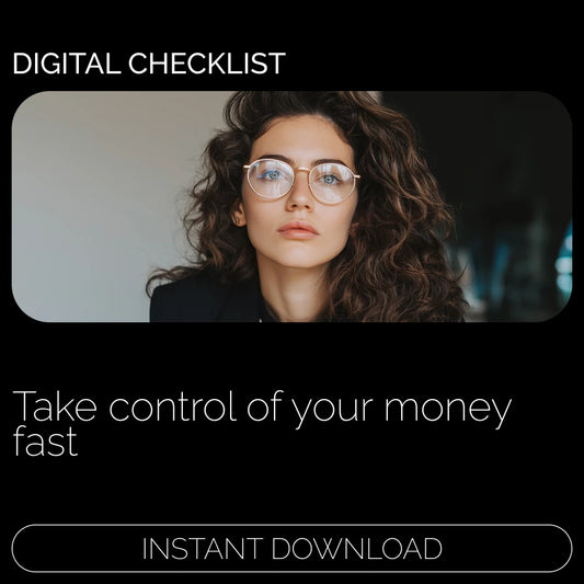 Smart Money Moves: Quick Action Checklist – Saving Budgeting and Spending Guide for Beginners, Monthly Budget Planner, Personal Finance Digital Download