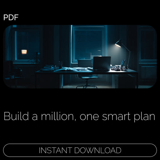 Million in Motion: Your 20-Year Plan to $1,000,000 – Smart Wealth Building Guide | How to Save a Million Dollars in 20 Years | Long-Term Financial Planning PDF