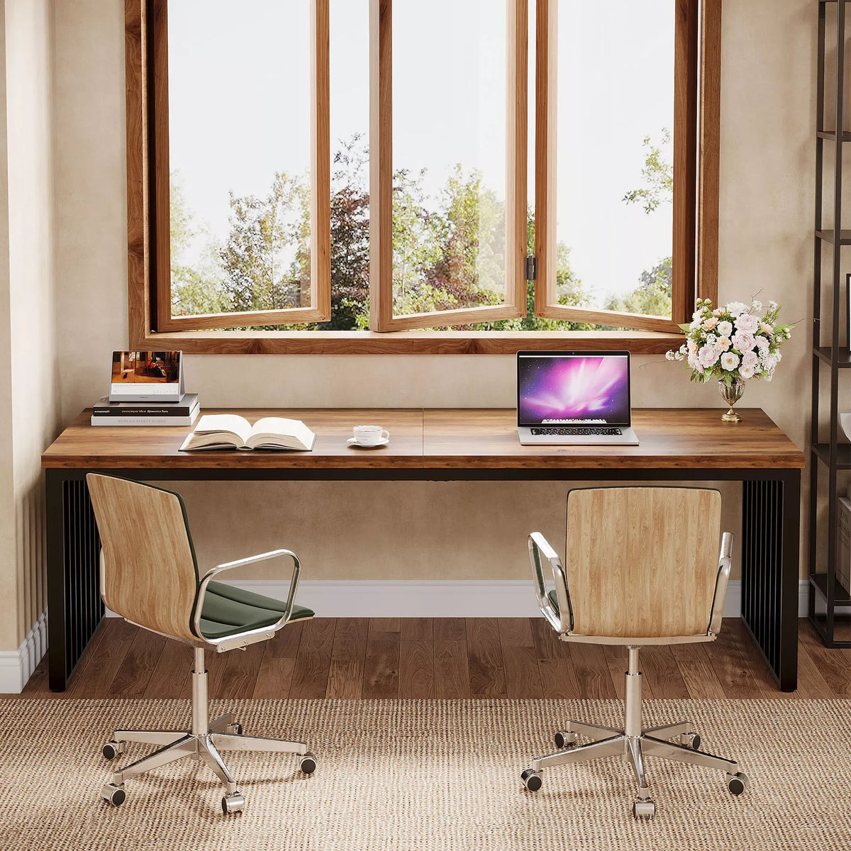 78” Large Industrial Office Desk for 2 - DSARD - DSARD