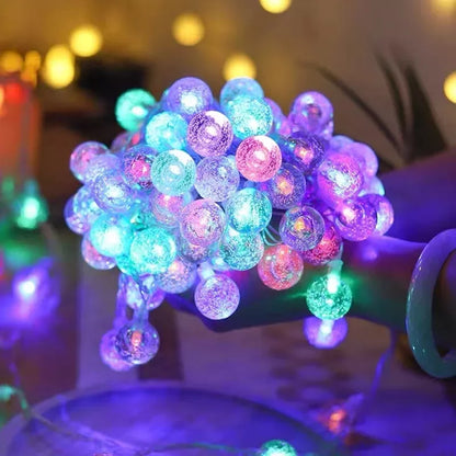 LED Crystal Ball String Lights
