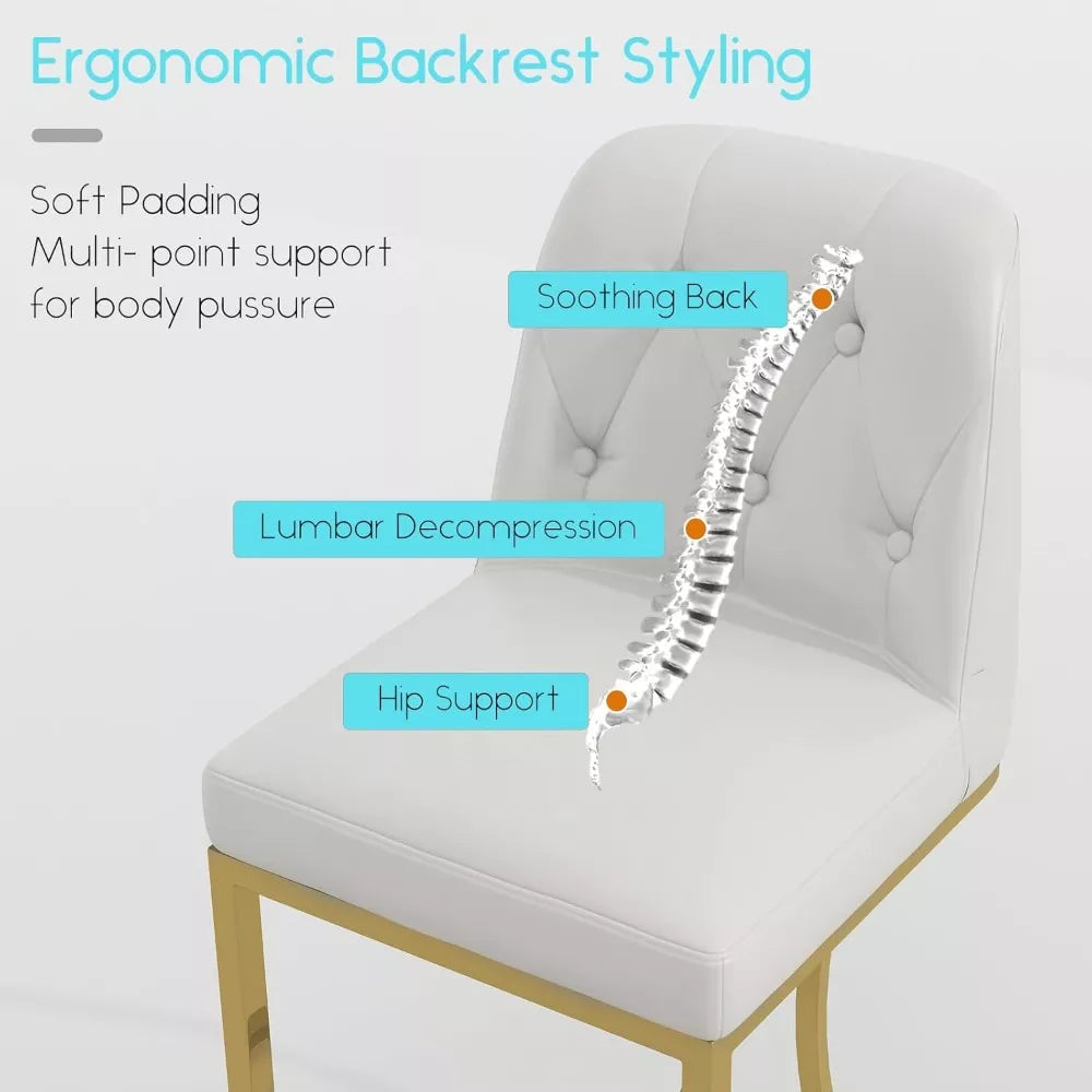 24″ Modern Counter Height Bar Stools Set of 4 - DSARD