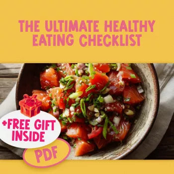 The Ultimate Healthy Eating Checklist | Digital Download Guide for How to Eat to Stay Healthy | Wellness eBook & Nutrition Tips Printable