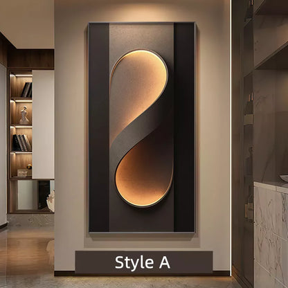 Modern Crystal Porcelain LED Wall Light with Remote Dimming