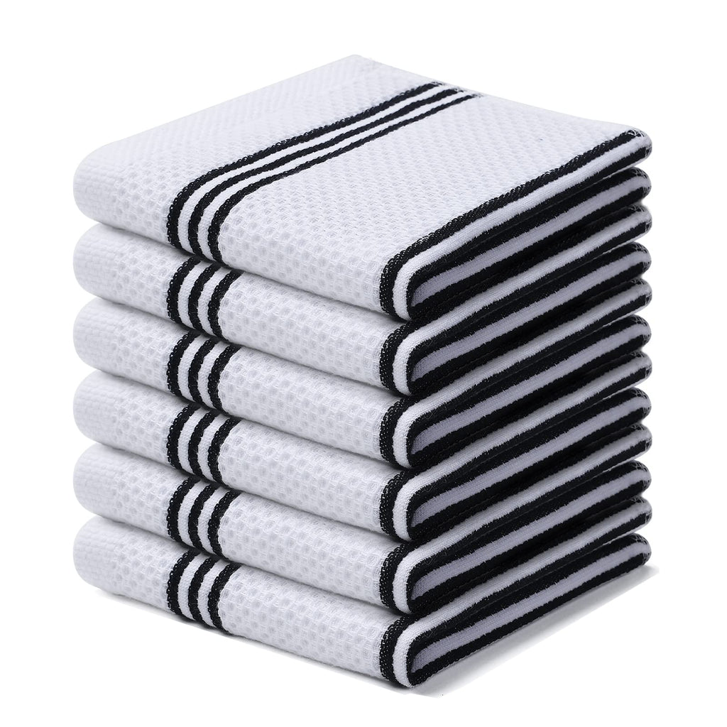 Super Soft Waffle Weave Cotton Dish Towels – Ultra-Absorbent & Quick Dry